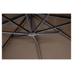 Les - Zweefparasol Taurus 3x3mtr - taupe Best