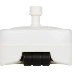 Outdoor Living Lesli Living Parasolvoet met wieltjes - wit - 48 x 48 cm - 50 liter New