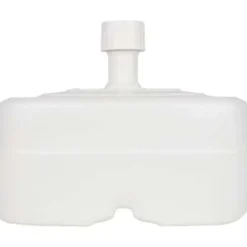 Outdoor Living Lesli Living Parasolvoet met wieltjes - wit - 48 x 48 cm - 50 liter New