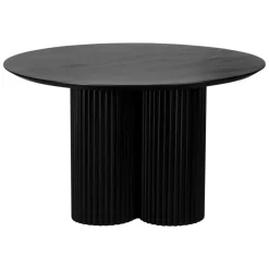 Lewis & Loft Eettafel Lane - Rond ⌀130 - FSC®- mangohout - Zwart Outlet