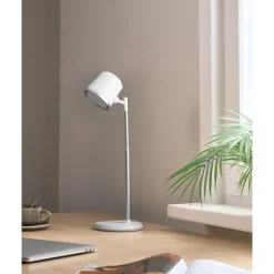 Leen Bakker LIBRA - Bureaulamp LED - Wit - Synthetisch materiaal Online