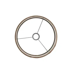 Light & Living - Lampenkap GEMSTONE - Ø25x18cm - Bruin Clearance