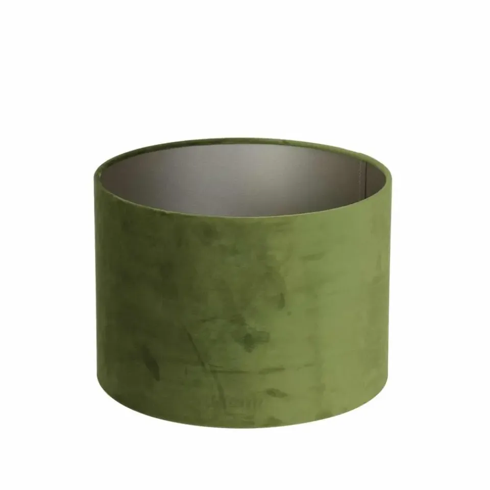 Light & Living - Lampenkap VELOURS - Ø25x18cm - Groen Outlet
