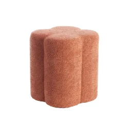 Light & Living - Nalani poef 38x38x45 cm stof - terracotta