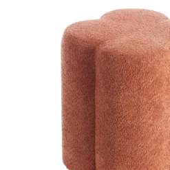 Light & Living - Nalani poef 38x38x45 cm stof - terracotta