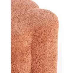 Light & Living - Nalani poef 38x38x45 cm stof - terracotta