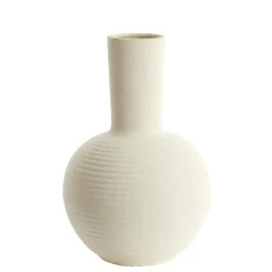 Light & Living - Ulloa vaas deco Ø34x52 cm - keramiek mat crème Online