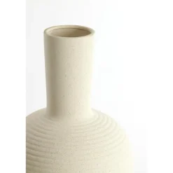 Light & Living - Ulloa vaas deco Ø34x52 cm - keramiek mat crème Online