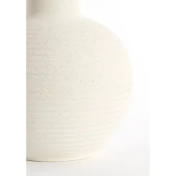 Light & Living - Ulloa vaas deco Ø34x52 cm - keramiek mat crème Online