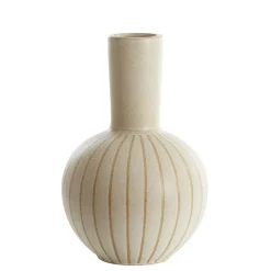 Light & Living - Ulloa vaas deco Ø34x52 cm - keramiek mat zand/bruin Outlet