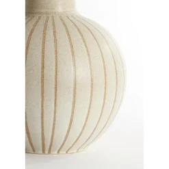 Light & Living - Ulloa vaas deco Ø34x52 cm - keramiek mat zand/bruin Outlet