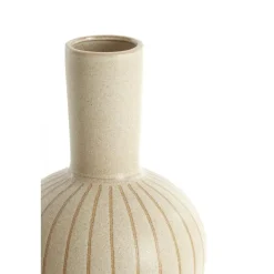 Light & Living - Ulloa vaas deco Ø34x52 cm - keramiek mat zand/bruin Outlet