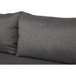 Leen Bakker Lisomme Fien rotan tuinbank zwart - Met zitkussens Online