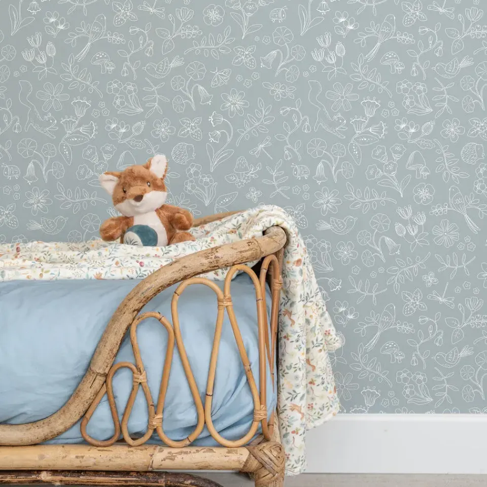 Little Dutch Forest Wonders Behang Kinderkamer - Dieren - 10mx53cm Outlet