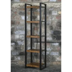 Livingfurn - Boekenkasten Nairobi 200cm - Mangohout Best