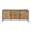 Livingfurn - Dressoir Accent 180cm - Teakhout Discount