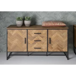 Livingfurn - Dressoir Accent 180cm - Teakhout Discount