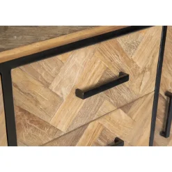 Livingfurn - Dressoir Accent 180cm - Teakhout Discount