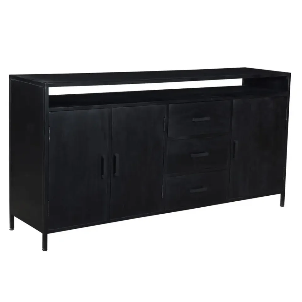Livingfurn - Dressoir Kala Open 180 cm - Mangohout Hot