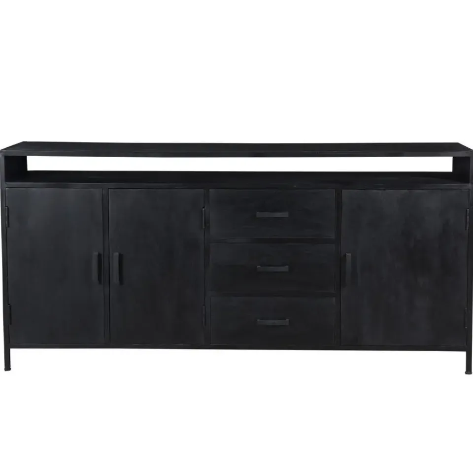 Livingfurn - Dressoir Kala Open 180 cm - Mangohout Hot