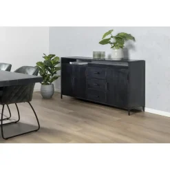 Livingfurn - Dressoir Kala Open 180 cm - Mangohout Hot