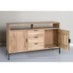 Livingfurn - Dressoir Oslo Acasia 140 cm - Acasiahout Sale