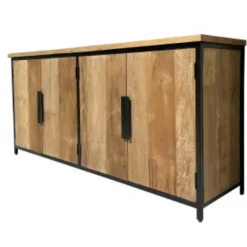 Livingfurn - Dressoir Tomar 185cm - Teakhout Discount