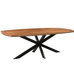 Livingfurn - Eetkamertafel Jesper Danish Oval 210cm - Mangohout Online