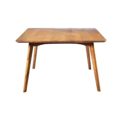 Livingfurn - Eetkamertafel Elias - 120cm - Mangohout - Bruin Hot