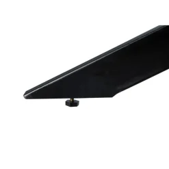 Livingfurn - Zwarte Eetkamertafel Oslo Ovaal - Acasia Hout - 240cm Outlet