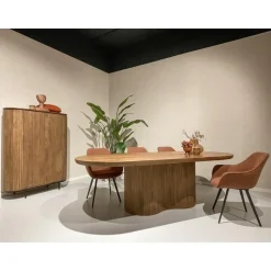 Livingfurn Kabinetkast Noor Naturel 150cm Mangohout