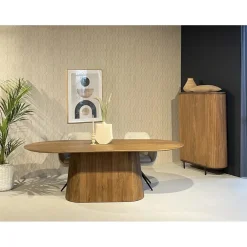 Livingfurn Kabinetkast Noor Naturel 150cm Mangohout