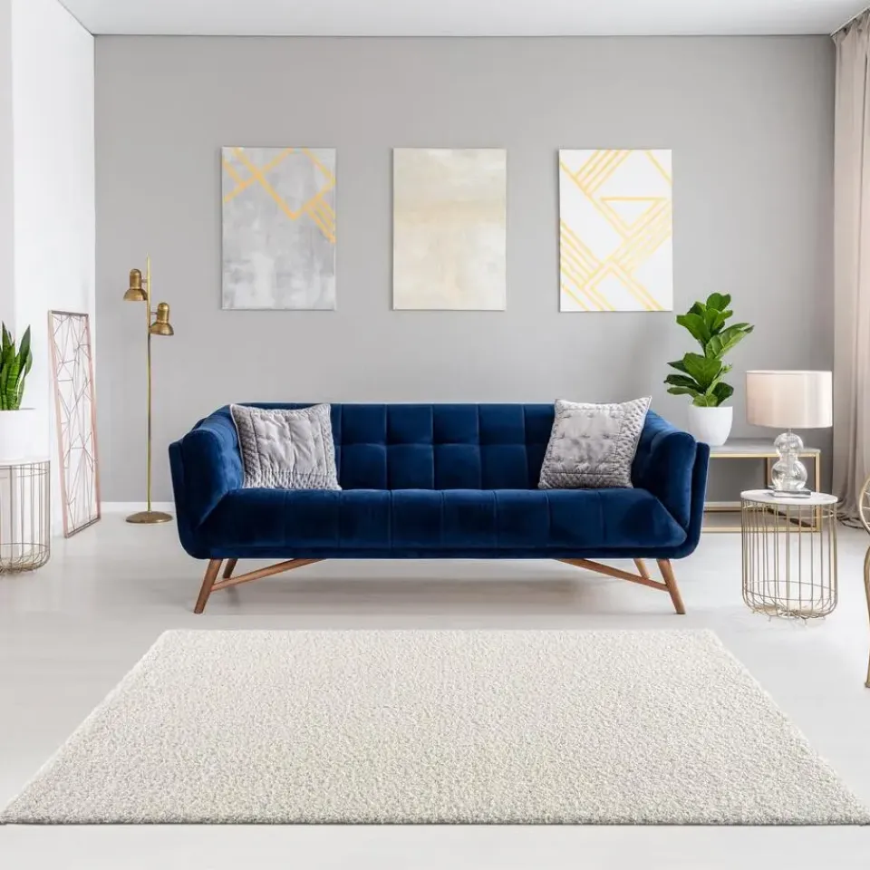 Muratap Loca Shaggy Vloerkleed Creme Hoogpolig - 200x290 CM Outlet