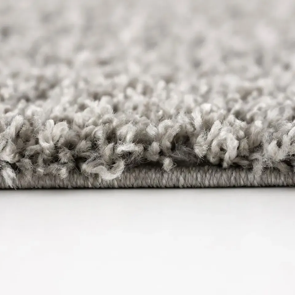 Muratap Loca Shaggy Vloerkleed Lichtgrijs Hoogpolig - 200x290 CM Discount