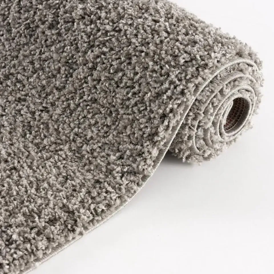 Muratap Loca Shaggy Vloerkleed Lichtgrijs Hoogpolig - 200x290 CM Discount