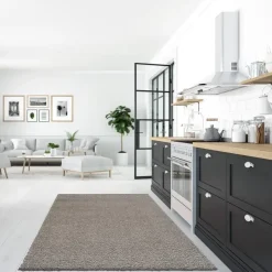 Muratap Loca Shaggy Vloerkleed Lichtgrijs Hoogpolig - 200x290 CM Discount