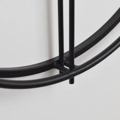 Loft24 LOFT42 Ben Wandklok - Zwart - Metaal - 60x6 Online