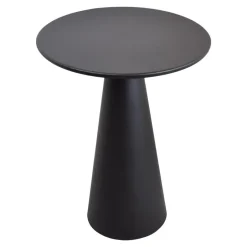 Loft24 LOFT42 Bijzettafel Ferry trompetvoet - Metaal - Zwart - 60x44 New