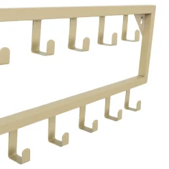 Loft24 LOFT42 Bono Kapstok – Beige – Metaal – 15 haken - 80x26x4