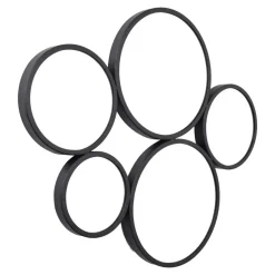 Loft24 LOFT42 Bubbles Large Wandspiegel - Zwart - 82x70x3 New