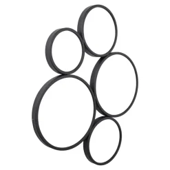 Loft24 LOFT42 Bubbles Large Wandspiegel - Zwart - 82x70x3 New