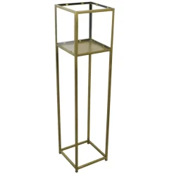 Loft24 LOFT42 Flint Staand Windlicht Antique Messing - Metaal Outlet