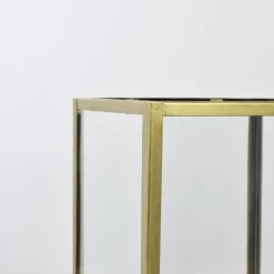 Loft24 LOFT42 Flint Staand Windlicht Antique Messing - Metaal Outlet