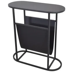 LOFT42 Frits Bijzettafel met Tijdschriften- of Krantenbak - Metaal Sale