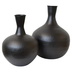 Loft24 LOFT42 Gusto Small - Vaas - Zwart metaal -35x26 Online