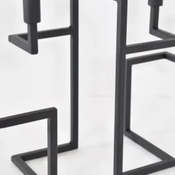 Loft24 LOFT42 Hook Kandelaar - 5 Kaarsen - Metaal - Mat Zwart - 44x42x16 New