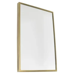 Loft24 LOFT42 Industry Rectangle Spiegel - Metaal - antiek Messing - 60x40x4 Discount