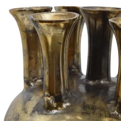 Loft24 LOFT42 Jenna Tulpenvaas XL - 7 Toeters - Antique Goud - Aluminium Outlet