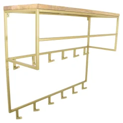 LOFT42 Jip Kapstok - 12 haken - Metaal - Goud - 100x80x33 Hot