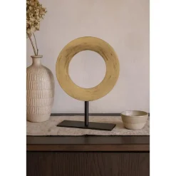 LOFT42 Joris Ornament op voet - Messing Metaal Ø25cm Clearance